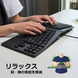 PX-ERGO-Mech PERIBOARD-335 テンキーレス・メカニカル・エルゴノミクスキーボード 英語配列
