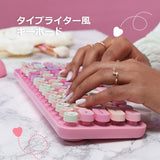 PERIDUO-802PK Bluetooth ワイヤレス ミニ キーボード・マウスセット