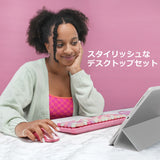 PERIDUO-802PK Bluetooth ワイヤレス ミニ キーボード・マウスセット