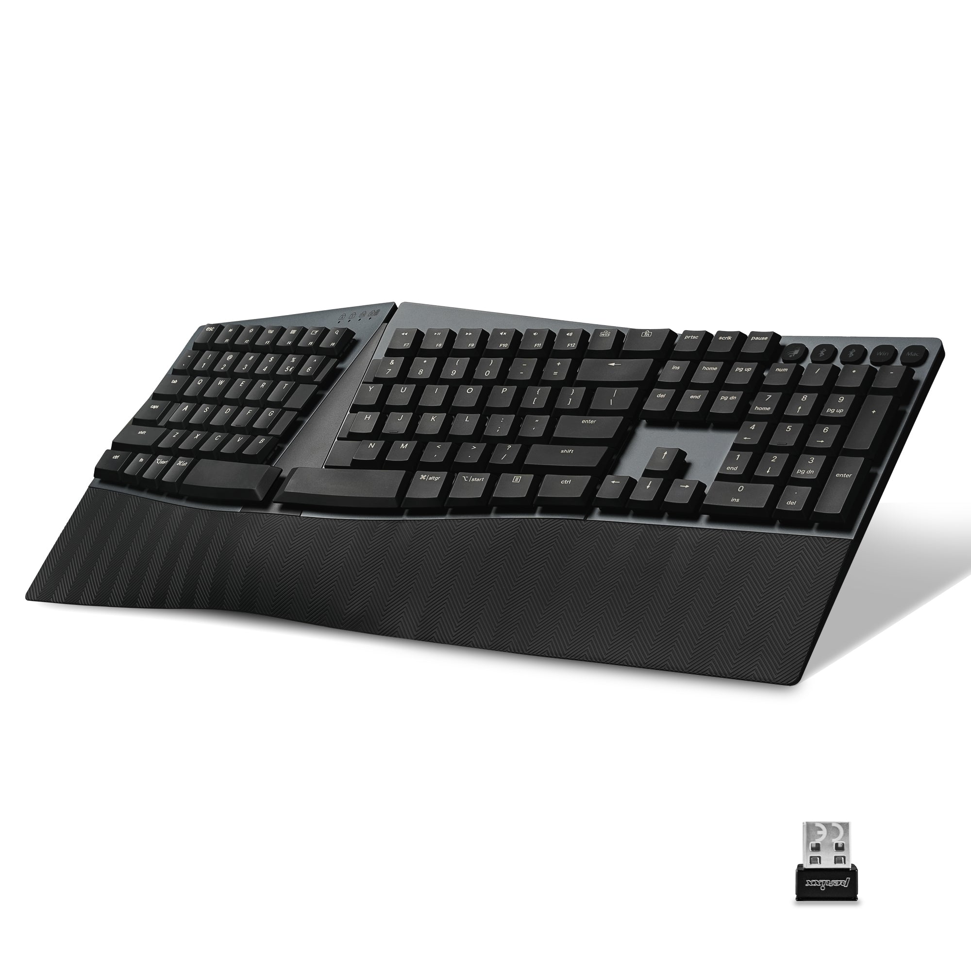 PERIBOARD-735 ワイヤレス人間工学設計メカニカルキーボード – Perixx