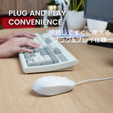 PERIMICE-222UW USB 有線 マウス 静音クリック ホワイト