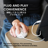 PERIMICE-222CW タイプC マウス サイレントクリック 1.8mケーブル ホワイト