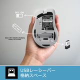 PERIMICE-621M  ワイヤレスマウス ベージュ