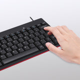 PERIDUO-212B 有線 ミニ USB キーボード マウスセット ブラック