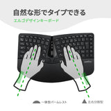 PERIDUO-606US エルゴノミクスキーボード ワイヤレス マウスセット