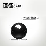 PERIPRO-303GBK ブラック 34mmトラックボール 光沢仕上げ