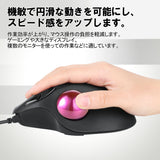 PERIPRO-303GPK ピンク 34mmトラックボール 交換用 光沢仕上げ