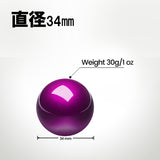 PERIPRO-303GP パープル 34mmトラックボール 交換用 光沢仕上げ