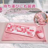 PERIDUO-715 ワイヤレス コンパクト キーボード・マウスセット 猫デザイン