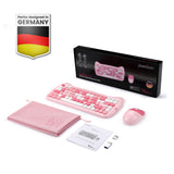 PERIDUO-715 ワイヤレス コンパクト キーボード・マウスセット 猫デザイン