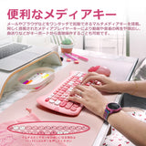 PERIDUO-715 ワイヤレス コンパクト キーボード・マウスセット 猫デザイン