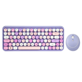 PERIDUO-713PP タイプライター風ワイヤレスミニ キーボード マウスセット