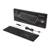 PERIBOARD-331 バックライトキーボード 有線 フルサイズ