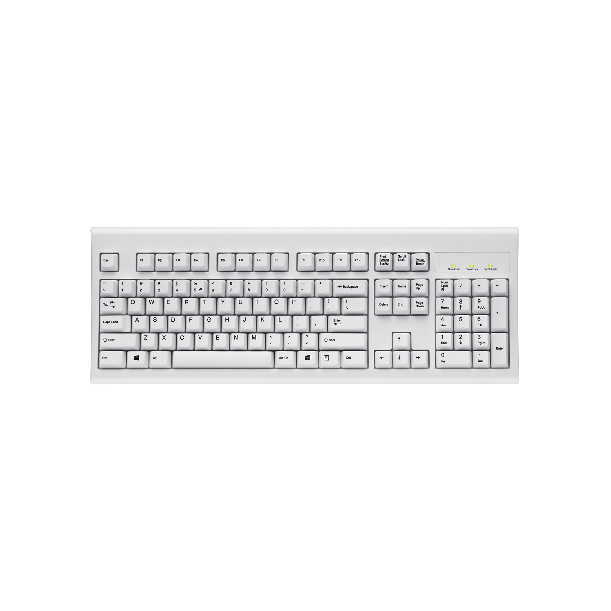 PERIBOARD-106W フルサイズ有線キーボード 最大1000万回の キー