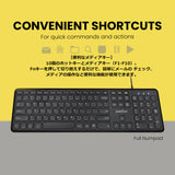 PERIBOARD-210 有線フルサイズキーボード スリムデザイン 静音