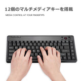 PERIBOARD-706PLUS トラックボール付きワイヤレス・キーボード