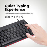 PERIDUO-212B 有線 ミニ USB キーボード マウスセット ブラック