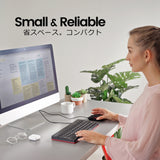 PERIDUO-212B 有線 ミニ USB キーボード マウスセット ブラック