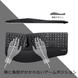 Periduo-605 ワイヤレスエルゴノミクス キーボード&マウスセット