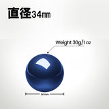 PERIPRO-303GB ブルー 34mmトラックボール 交換用 光沢仕上げ