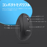 PERIMICE-719 ワイヤレス エルゴノミクスマウス Sサイズ