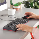 PERIDUO-212B 有線 ミニ USB キーボード マウスセット ブラック