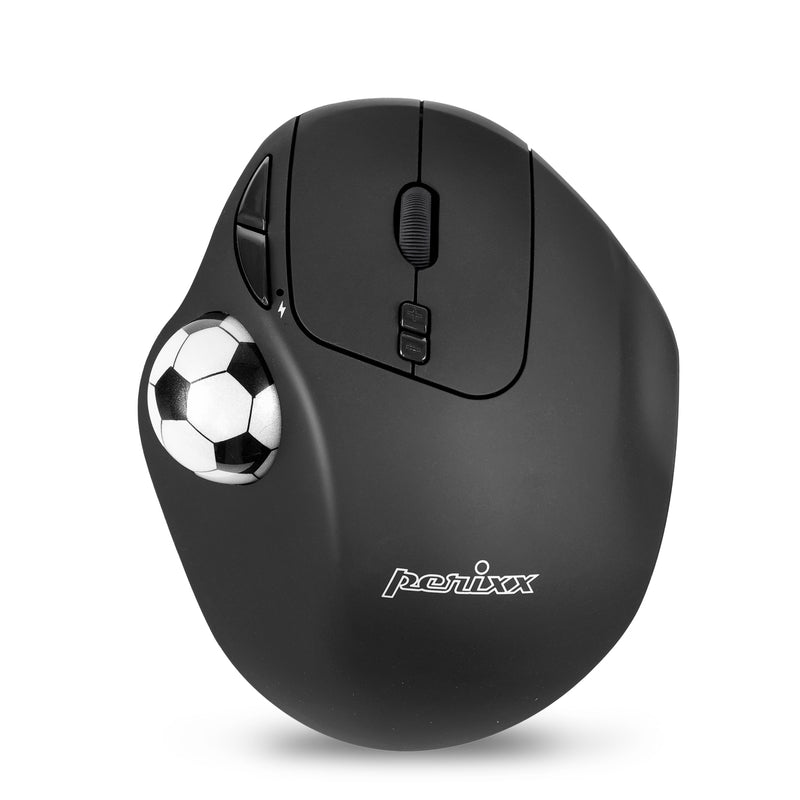 PERIMICE-717FTB トラックボールマウス ワイヤレス サッカーボール型