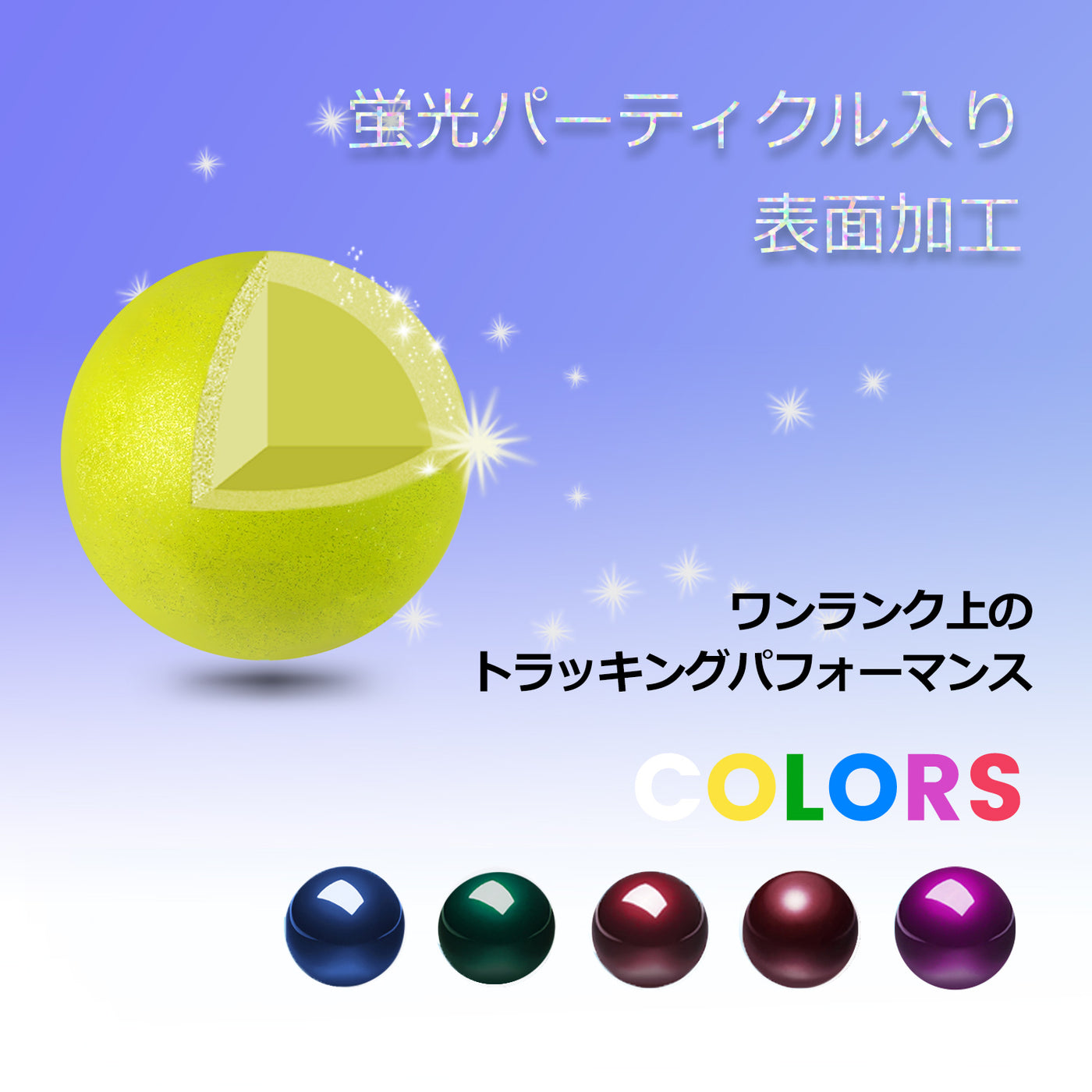 PERIPRO-303OY 34 mm 交換用 トラックボール マット仕上げ