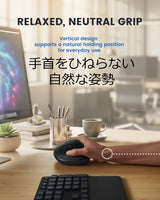 PERIMICE-608 ワイヤレス エルゴノミクス マウス　Mサイズ