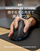 PERIMICE-608 ワイヤレス エルゴノミクス マウス　Mサイズ
