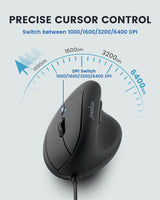 PERIMICE-508 有線エルゴノミクスマウス