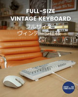 PERIBOARD-108 メカニカル キーボード フルサイズ Gateronスイッチ レトロ仕様