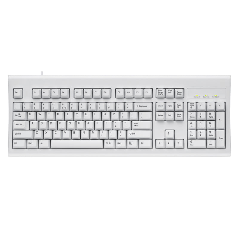 PERIBOARD-106W フルサイズ有線キーボード 最大1000万回の キーストローク