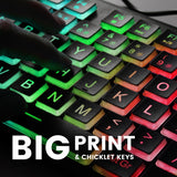 PERIBOARD-317RGB 有線バックライトUSBキーボード