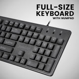 PERIBOARD-317RGB 有線バックライトUSBキーボード
