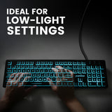 PERIBOARD-317RGB 有線バックライトUSBキーボード