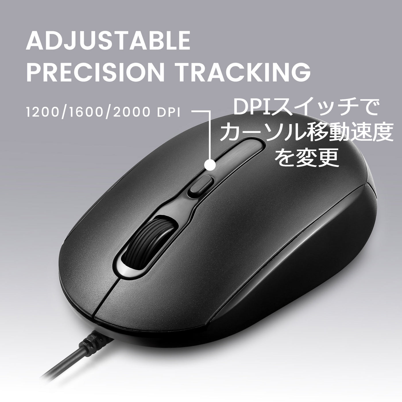 PERIMICE-222CB2 ケーブル60cm Type-Cマウス ブラック – Perixx Japan