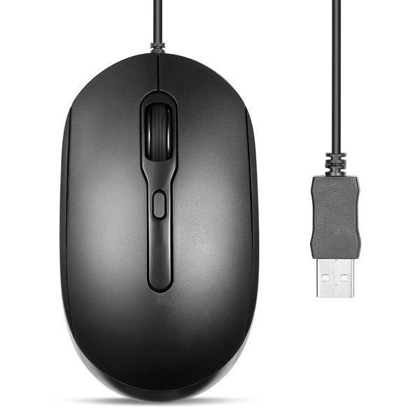 PERIMICE-222UB USB 有線 マウス 静音クリック ブラック – Perixx Japan
