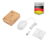 PERIMICE-222UW USB 有線 マウス 静音クリック ホワイト