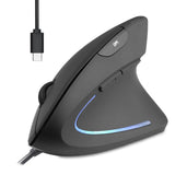 PERIMICE-513C 有線縦型USB-Cマウス  Type C  ブラック