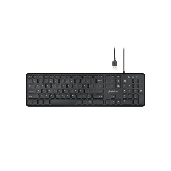 PERIBOARD-210 有線フルサイズキーボード スリムデザイン 静音