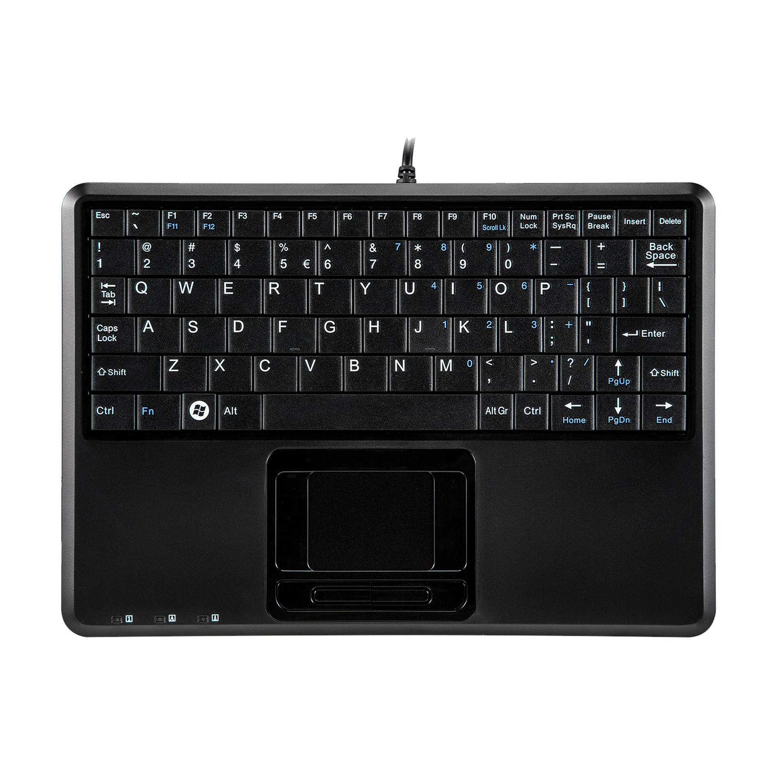 PERIBOARD-510 HPLUS タッチパッド付きミニキーボード 英語配列