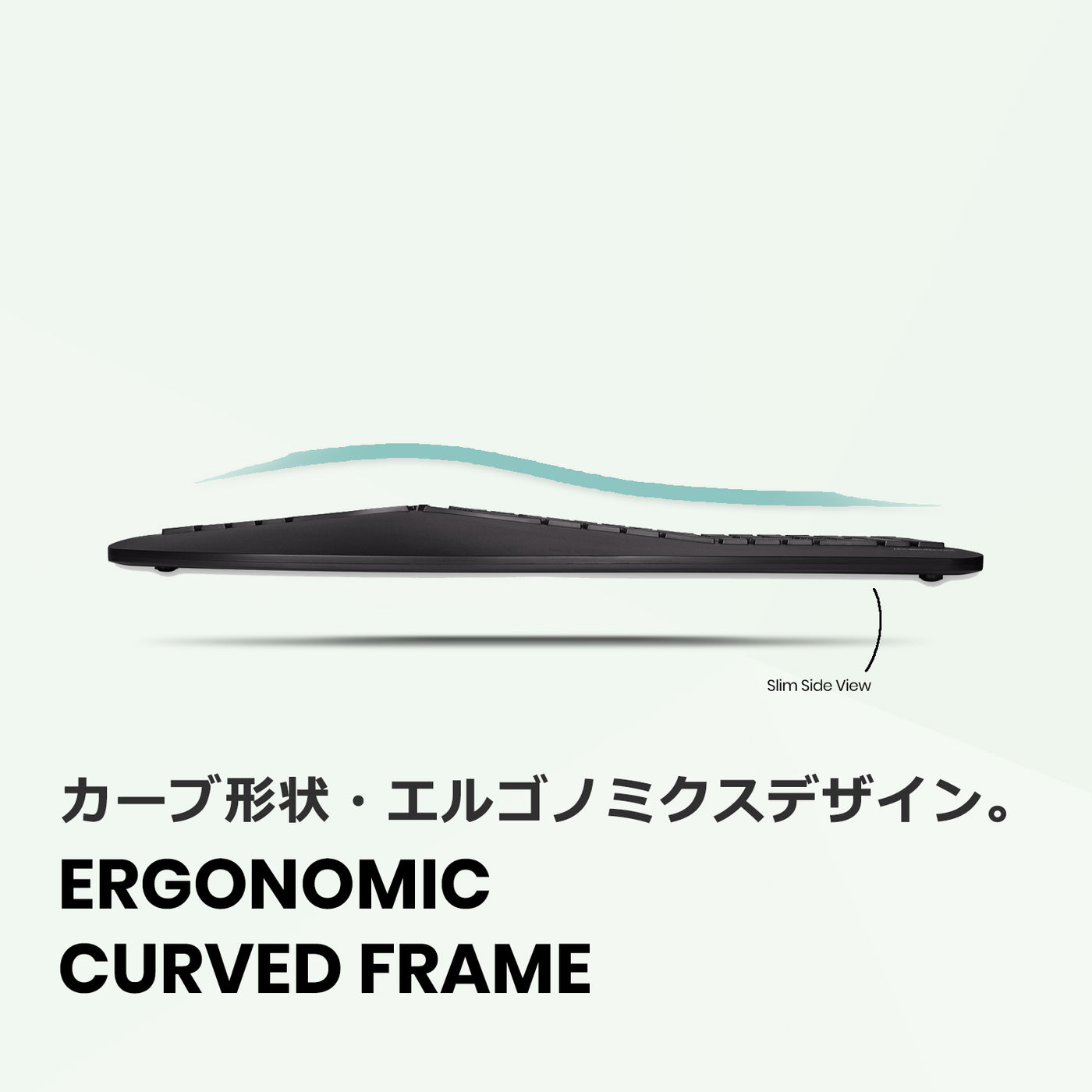 PERIBOARD-330B エルゴノミクスキーボード バックライト USBハブ2個
