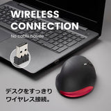 【終売】PERIMICE-718R ワイヤレス エルゴノミクスマウス